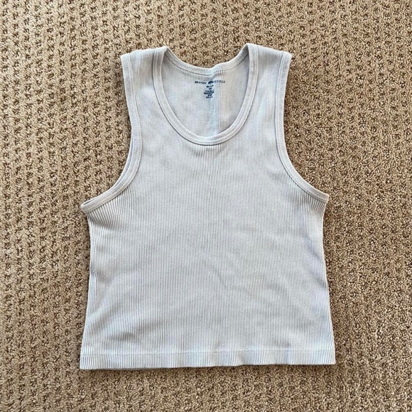 Brandy Melville Tops - Brandy Melville Ribbed Scoop Neck Tank